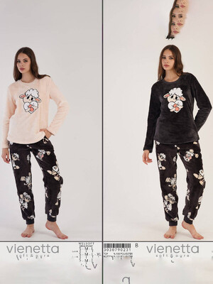 Купить Плюшевая теплая пижама VIENETTA 3030790231 в Украина в Lingerie.ua - Одяг для дому та відпочинку, Фото 5