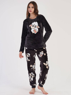 Купить Плюшевая теплая пижама VIENETTA 3030790231 в Украина в Lingerie.ua - Одяг для дому та відпочинку, Фото 7