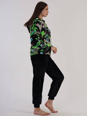 Купить Теплый  костюм с худи  из велсофту VIENETTA 3040780298 в Украина в Lingerie.ua - Одяг для дому та відпочинку, Фото 6