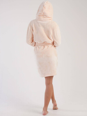 Купить Плюшевий теплий халат з капюшоном VIENETTA 3030800000 в Украина в Lingerie.ua - Одяг для дому та відпочинку, Фото 3