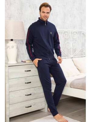 Купить Хлопковый костюм с кофтой на молнии HALLMARK U-39503 в Украина в Lingerie.ua - Одяг для дому та відпочинку, Фото 1