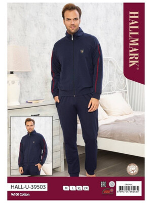 Купить Хлопковый костюм с кофтой на молнии HALLMARK U-39503 в Украина в Lingerie.ua - Одяг для дому та відпочинку, Фото 2
