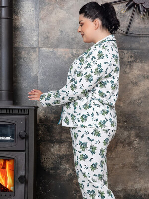 Купить Байковая пижама с рубашкой SABRINA U42176 в Украина в Lingerie.ua - Одяг для дому та відпочинку, Фото 4