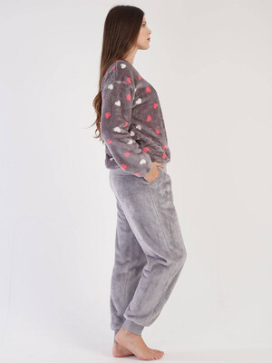 Купить Плюшевый теплый домашний костюм VIENETTA 3051240254 в Украина в Lingerie.ua - Одяг для дому та відпочинку, Фото 2