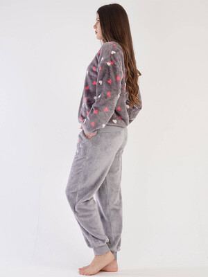 Купить Плюшевый теплый домашний костюм VIENETTA 3051240254 в Украина в Lingerie.ua - Одяг для дому та відпочинку, Фото 4