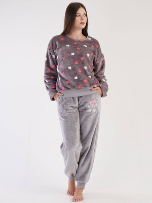 Купить Плюшевый теплый домашний костюм VIENETTA 3051240254 в Украина в Lingerie.ua - Одяг для дому та відпочинку, Фото 5