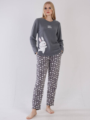 Купить Флисовый костюм с брюками VIENETTA 3031740158 в Украина в Lingerie.ua - Одяг для дому та відпочинку, Видео