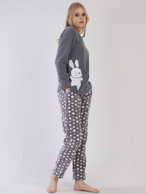 Купить Флисовый костюм с брюками VIENETTA 3031740158 в Украина в Lingerie.ua - Одяг для дому та відпочинку, Фото 4