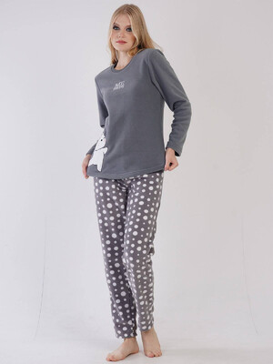 Купить Флисовый костюм с брюками VIENETTA 3031740158 в Украина в Lingerie.ua - Одяг для дому та відпочинку, Фото 6