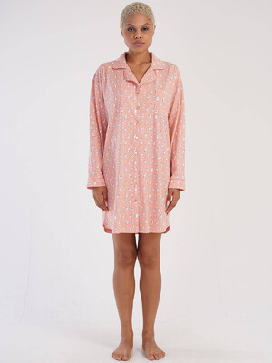 Трикотажный халат-рубашка VIENETTA 3051593414