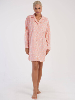 Купить Трикотажный халат-рубашка VIENETTA 3051593414 в Украина в Lingerie.ua - Одяг для дому та відпочинку, Фото 2