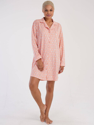 Купить Трикотажный халат-рубашка VIENETTA 3051593414 в Украина в Lingerie.ua - Одяг для дому та відпочинку, Фото 4