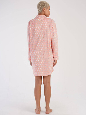 Купить Трикотажный халат-рубашка VIENETTA 3051593414 в Украина в Lingerie.ua - Одяг для дому та відпочинку, Фото 5