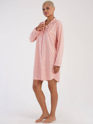 Купить Трикотажный халат-рубашка VIENETTA 3051593414 в Украина в Lingerie.ua - Одяг для дому та відпочинку, Фото 7