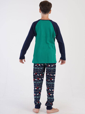 Купить Хлопковый комплект с длинным рукавом VIENETTA KIDS 3041325227 в Украина в Lingerie.ua - Одяг для дому та відпочинку, Фото 2