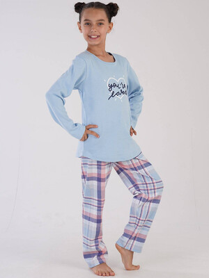 Купить  Пижама с брюками в клетку VIENETTA KIDS 3032040364 в Украина