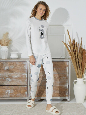 Купить Хлопковый комплект с брюками SEVIM 14900 в Украина в Lingerie.ua - Одяг для дому та відпочинку, Фото 3