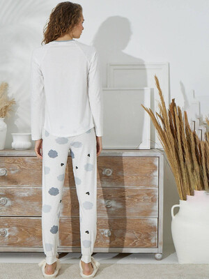 Купить Хлопковый комплект с брюками SEVIM 14900 в Украина в Lingerie.ua - Одяг для дому та відпочинку, Фото 5