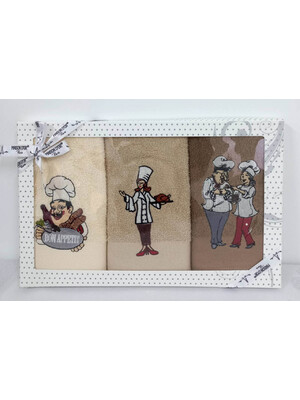 Купить Набор кухонных махровых полотенец MAISON D`OR Lunch  в Украина