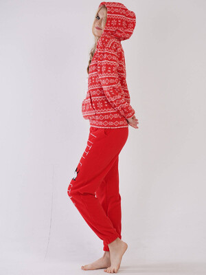 Купить Флисовый костюм с худи VIENETTA 3052070163 в Украина в Lingerie.ua - Одяг для дому та відпочинку, Фото 2