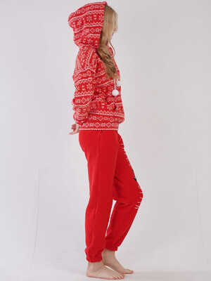 Купить Флисовый костюм с худи VIENETTA 3052070163 в Украина в Lingerie.ua - Одяг для дому та відпочинку, Фото 3