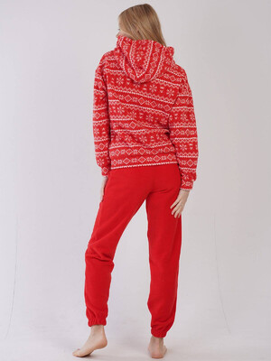 Купить Флисовый костюм с худи VIENETTA 3052070163 в Украина в Lingerie.ua - Одяг для дому та відпочинку, Фото 4