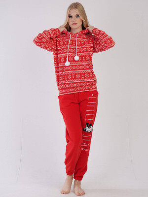 Купить Флисовый костюм с худи VIENETTA 3052070163 в Украина в Lingerie.ua - Одяг для дому та відпочинку, Фото 8