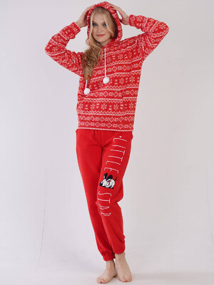 Купить Флисовый костюм с худи VIENETTA 3052070163 в Украина в Lingerie.ua - Одяг для дому та відпочинку, Фото 9