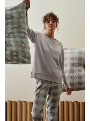 Купить Хлопковая пижама с брюками HAYS 27170 в Украина в Lingerie.ua - Одяг для дому та відпочинку, Фото 2