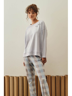 Купить Хлопковая пижама с брюками HAYS 27170 в Украина в Lingerie.ua - Одяг для дому та відпочинку, Фото 12