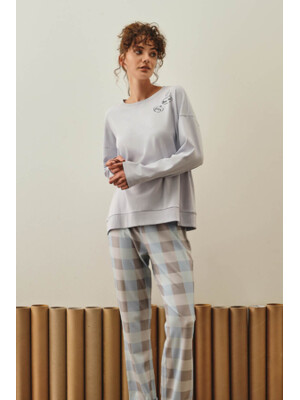 Купить Хлопковая пижама с брюками HAYS 27170 в Украина в Lingerie.ua - Одяг для дому та відпочинку, Фото 10