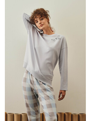 Купить Хлопковая пижама с брюками HAYS 27170 в Украина в Lingerie.ua - Одяг для дому та відпочинку, Фото 7