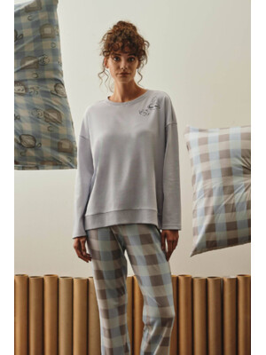 Купить Хлопковая пижама с брюками HAYS 27170 в Украина в Lingerie.ua - Одяг для дому та відпочинку, Фото 6