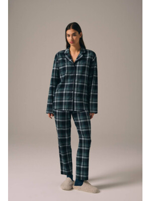 Купить Пижама в клетку на пуговицах HAYS 27464 в Украина в Lingerie.ua - Одяг для дому та відпочинку, Фото 1