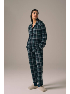 Купить Пижама в клетку на пуговицах HAYS 27464 в Украина в Lingerie.ua - Одяг для дому та відпочинку, Фото 12