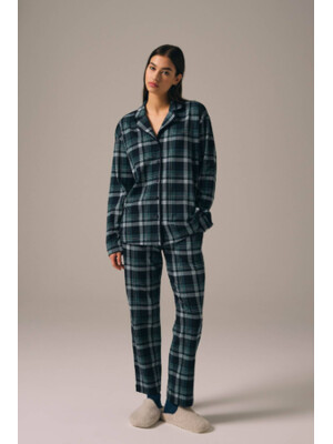 Купить Пижама в клетку на пуговицах HAYS 27464 в Украина в Lingerie.ua - Одяг для дому та відпочинку, Фото 10