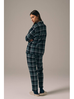 Купить Пижама в клетку на пуговицах HAYS 27464 в Украина в Lingerie.ua - Одяг для дому та відпочинку, Фото 7