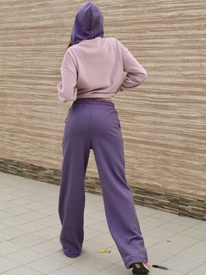 Купить Хлопковый костюм с худи и брюками палаццо LINGERIE 170678 в Украина в Lingerie.ua - Одяг для дому та відпочинку, Фото 2