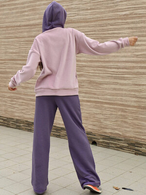 Купить Хлопковый костюм с худи и брюками палаццо LINGERIE 170678 в Украина в Lingerie.ua - Одяг для дому та відпочинку, Фото 10