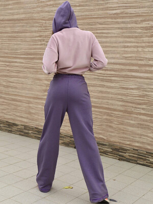 Купить Хлопковый костюм с худи и брюками палаццо LINGERIE 170678 в Украина в Lingerie.ua - Одяг для дому та відпочинку, Фото 8