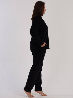 Купить Велюровый костюм с длинным рукавом VIENETTA 3060060000 в Украина в Lingerie.ua - Одяг для дому та відпочинку, Фото 4