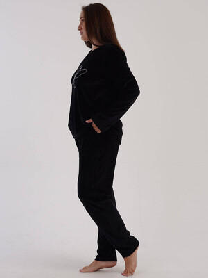 Купить Велюровый костюм с длинным рукавом VIENETTA 3060060000 в Украина в Lingerie.ua - Одяг для дому та відпочинку, Фото 5