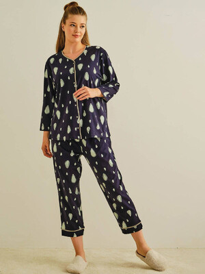 Купить Хлопковая пижама на пуговицах HAYS 27404 в Украина в Lingerie.ua - Одяг для дому та відпочинку, Фото 1