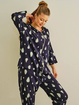 Купить Хлопковая пижама на пуговицах HAYS 27404 в Украина в Lingerie.ua - Одяг для дому та відпочинку, Фото 8