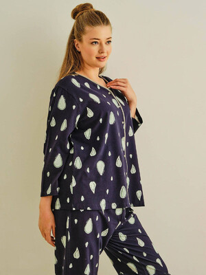 Купить Хлопковая пижама на пуговицах HAYS 27404 в Украина в Lingerie.ua - Одяг для дому та відпочинку, Фото 6