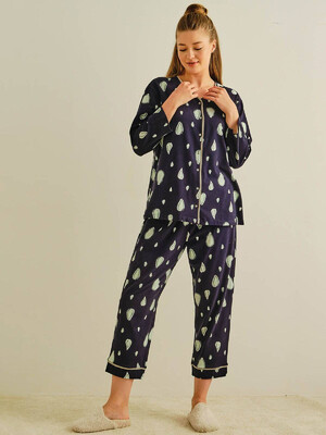 Купить Хлопковая пижама на пуговицах HAYS 27404 в Украина в Lingerie.ua - Одяг для дому та відпочинку, Фото 5