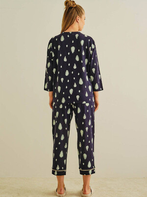 Купить Хлопковая пижама на пуговицах HAYS 27404 в Украина в Lingerie.ua - Одяг для дому та відпочинку, Фото 3