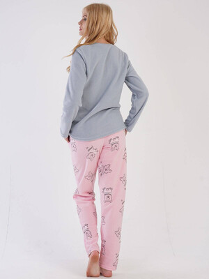 Купить Флисовая теплая женская пижама VIENETTA 3031720432 в Украина в Lingerie.ua - Одяг для дому та відпочинку, Фото 8