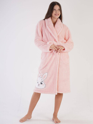 Купить Теплый плюшевый халат с карманами VIENETTA 3060620000 в Украина в Lingerie.ua - Одяг для дому та відпочинку, Фото 2