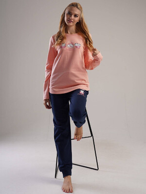 Купить Байковая женская пижама с брюками VIENETTA 3090010000 в Украина в Lingerie.ua - Одяг для дому та відпочинку, Фото 9